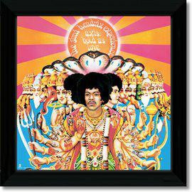 JIMI HENDRIX AXIS BOLD AS LOVE FRAMED REPLICA LP VINYL PRINT NEW 33RPM