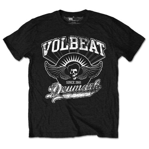 VOLBEAT RISE FROM DENMARK T-SHIRT MEDIUM MENS NEW OFFICIAL BLACK