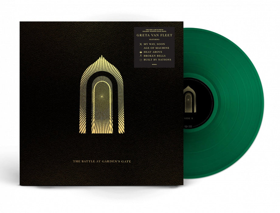 Greta Van Fleet The Battle At Garden's Gate Vinyl LP Indies Transparent Green Colour 2021