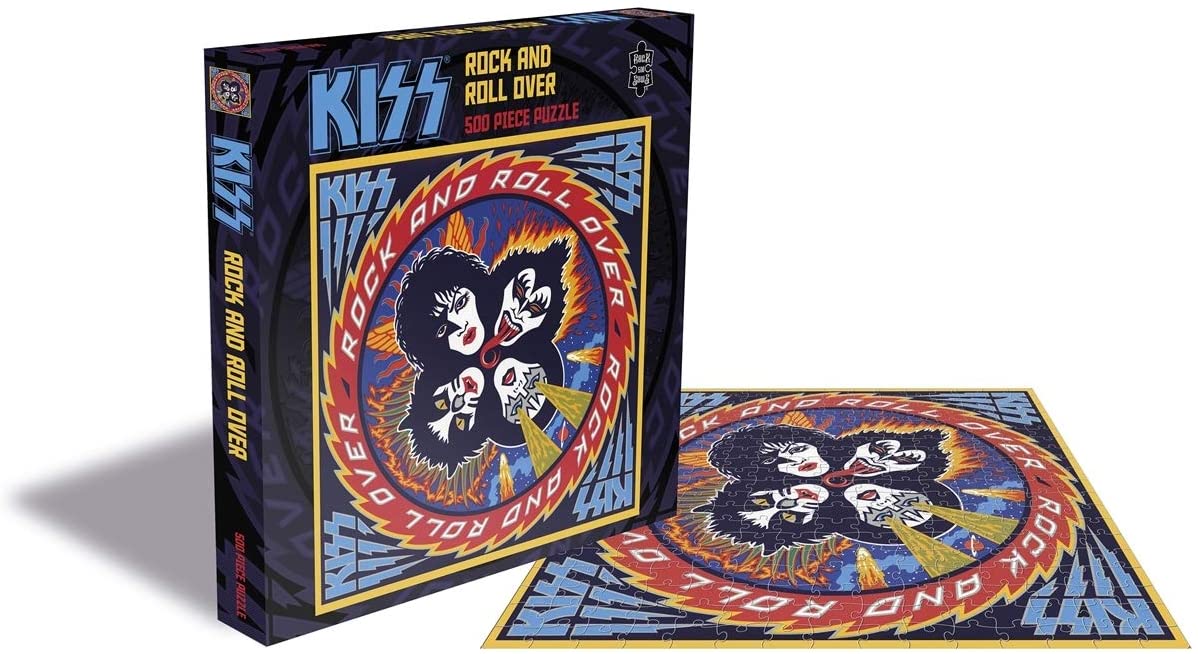 Kiss Rock & Roll Over 500 Piece Jigsaw Puzzle