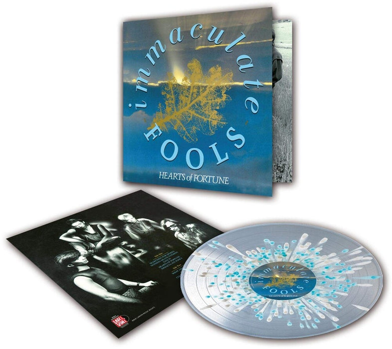 Immaculate Fools Hearts Of Fortune Vinyl LP Blue & White Splatter Colour 2018