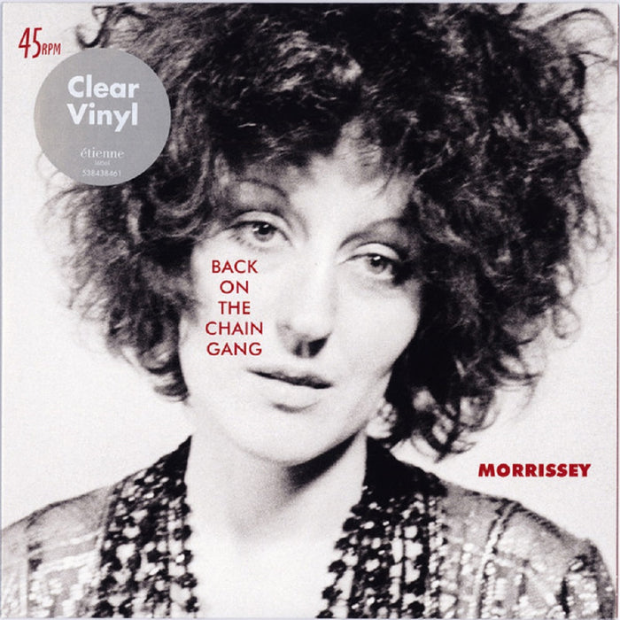 Morrissey Back On The Chain Gang 7" Clear Vinyl Single New 2018