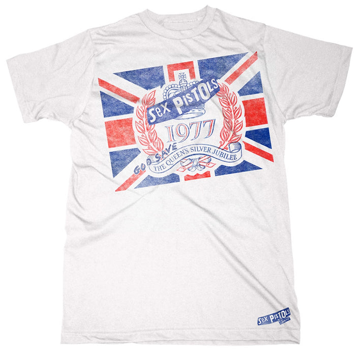 SEX PISTOLS Silver Jubilee MENS White MEDIUM T-Shirt NEW