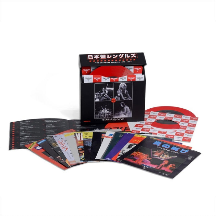 Van Halen The Japanese Singles 1978-1984 7" Vinyl Single Boxset Red Colour 2019