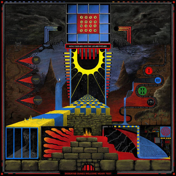 KING GIZZARD & THE WIZARD LIZARD Polygondwanaland LP Yellow & Purple Split Vinyl NEW 2017