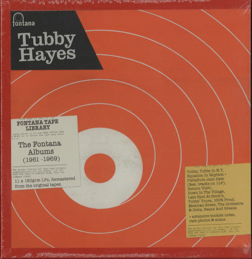 Tubby Hayes - The Fontana Albums Vinyl LP Deluxe Boxset Out 2020