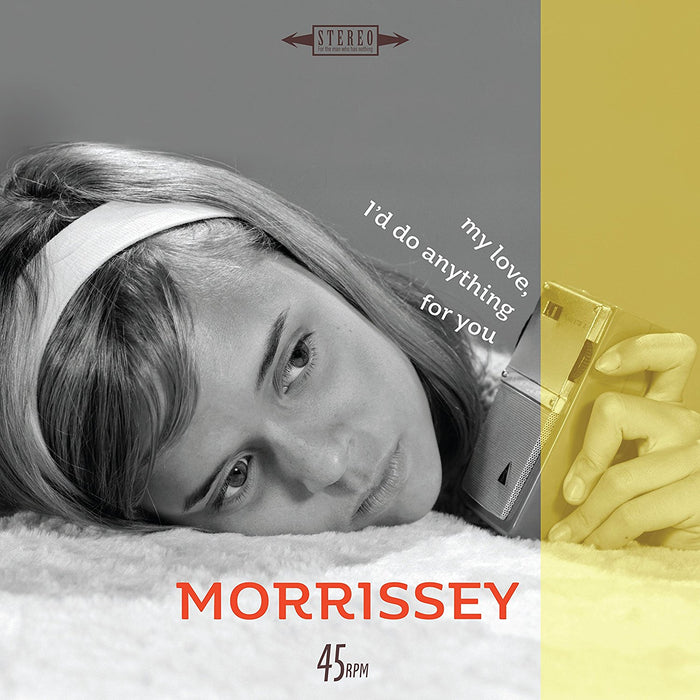 Morrissey My Love I'D Do Anything For You 7" Single Clear Vinyl